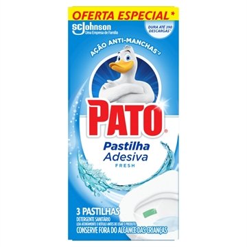 Pastilha Adesiva Pato Fresh Embalagem com 3 Unidades Oferta Especial