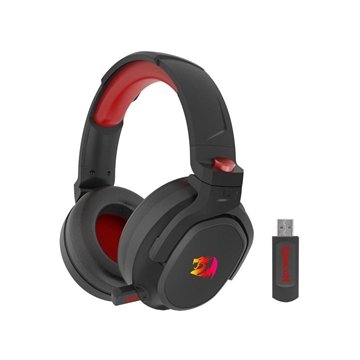 Fone de Ouvido Gamer Sem Fio Redragon Nomen Pro 7.1 Preto H838-PRO