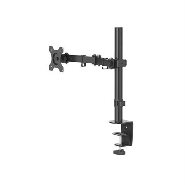 Suporte De Mesa Para Monitor Simples Preto Triarticulado 13¿-32¿ Sm-1002.