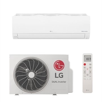 Ar Condicionado Split Lg Hi Wall Dual Inverter Ai Compact 18.000 Btu/H Frio Monofásico Branco S3-Q18klqac 220V