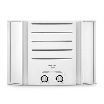Ar Condicionado De Janela Springer Midea 10.000 Btus/H Quente E Frio Monofásico Mecânico Branco Qqk105bb