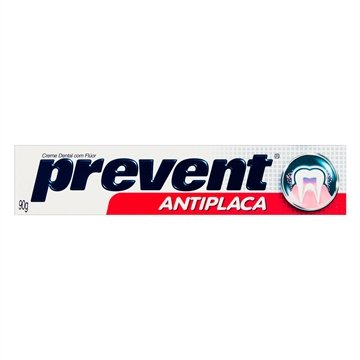 Creme Dental Prevent Antiplaca 90g Embalagem com 12 Unidades