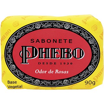 Sabonete Phebo Odor de Rosas 90g Embalagem com 12 Unidades