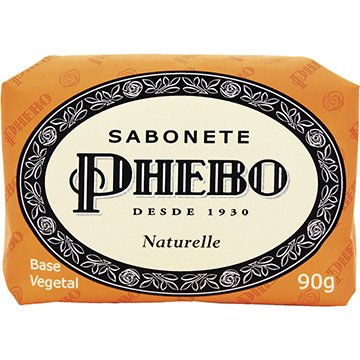 Sabonete Phebo Naturelle 90g Embalagem com 12 Unidades
