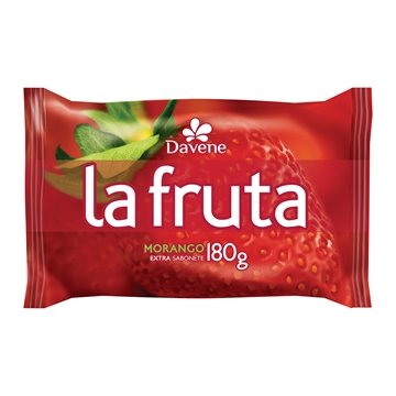 Sabonete La Fruta Morango 180g - Embalagem com 6 Unidades