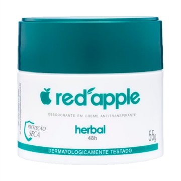 Desodorante Red Apple Creme Herbal 55g