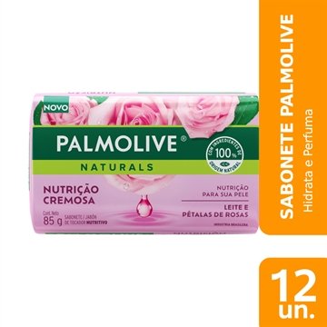Sabonete Palmolive Naturals Hidrata e Perfuma 85g Embalagem com 12 Unidades