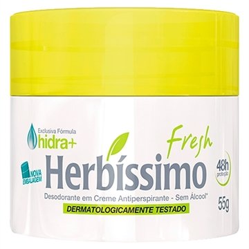 Desodorante Herbíssimo Cremoso Fresh 55g