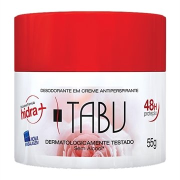 Desodorante Tabu Creme 55g