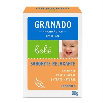 Sabonete Granado 90g Glicerina Bebê Camomila -Embalagem com 12 Unidades