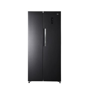 Geladeira Side By Side Frost Free 564 L Hq Inverter Airflow Cooling Black Inox Hq-564Sbsffs
