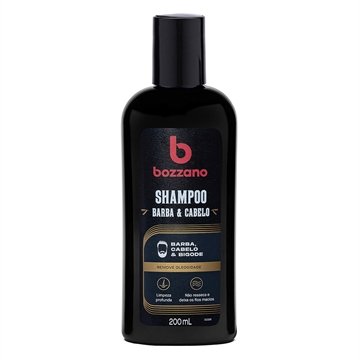 Shampoo Bozzano para Barba Cabelo e Bigode 200ml