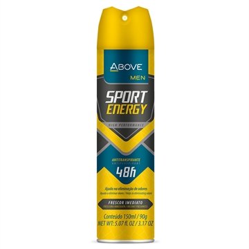 Desodorante Above Aerossol Men Energy Sport 150ml