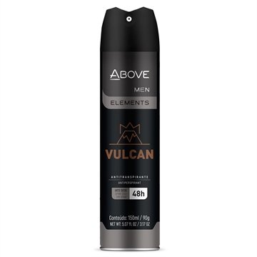 Desodorante Above Aerosol Men Elements Vulcan 150ml