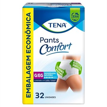 Roupa Íntima Tena Pants Confort G/EG Total 96 Tiras