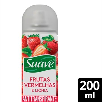 Desodorante Suave Aerosol Frutas Vermelhas e Lichia 200ml
