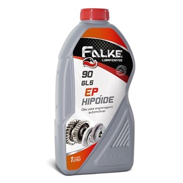 Óleo Lubrificante Falke EP Hipóide API GL5 SAE 90 1 Litro Embalagem com 12 Unidades