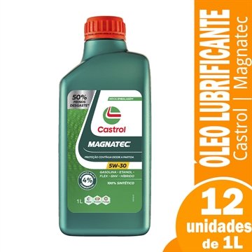 Óleo Lubrificante Castrol Magnatec 5W30 - Api Sp Sintetico Ilsac Gf6 1 Litro - Embalagem com 24 Unidades
