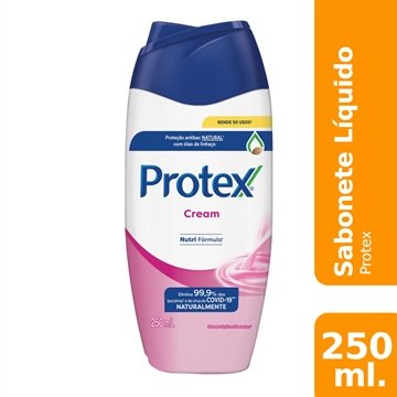 Sabonete Líquido Corporal Protex Cream Antibacteriano 250ml