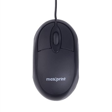 Mouse Maxprint Essential Mo1000 Com Fio 1200Dpi Preto
