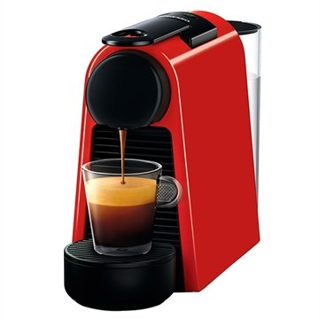 Cafeteira Expresso Nespresso Essenza Mini D30 | Sistema Cápsula, com Kit boas Vindas, Vermelha, 110V