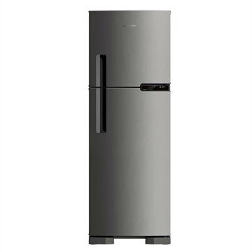Geladeira/Refrigerador Brastemp Duplex 375L BRM44HK | Frost Free, 2 Portas, Compartimento Extrafrio Fresh Zone, Inox, 110V