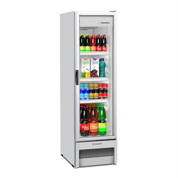Expositor/Refrigerador Vertical Metalfrio | 324 Litros VB28, Porta de Vidro, Branco, 220V