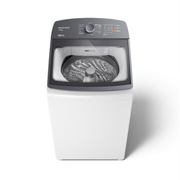 Máquina De Lavar Brastemp 14Kg Com Ciclo Tira Manchas Advanced Smart Sensor E Design Compacto Branca Bwf14ab