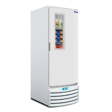 Freezer Vertical Metalfrio 509 Litros VF55FT, Tripla Ação, Branco, 110V