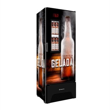 Cervejeira Metalfrio 572 Litros VN50AFBE15 | Porta com Visor, Adesivado, Preto, 110V