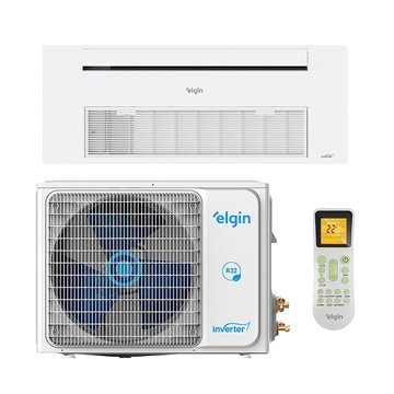 Ar Condicionado Cassete 12000 BTUs Elgin KOQE12C2CA K7 - Inverter, Wi-Fi, Interno + Externo, Quente e Frio 220V