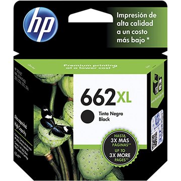 Cartucho Original HP Deskjet Ink Advantage 662XL CZ105AB Preto para Impressoras 2515, 2516