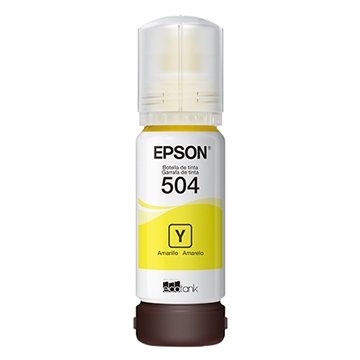 Garrafa de Tinta Original Epson EcoTank T504 T504420 Amarelo para Impressoras L4150, L4160, L6161, L6171 e L6191