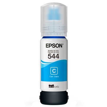 Garrafa de Tinta Original Epson EcoTank T544 T544220 Ciano para Impressoras L3110, L3150, L5190