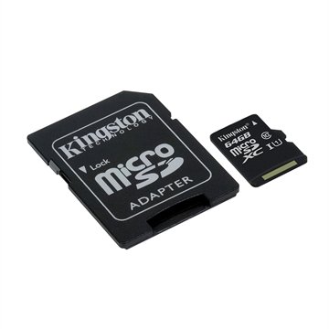 Cartão de Memória Micro SD Kingston Canvas Select 64GB Class 10 M