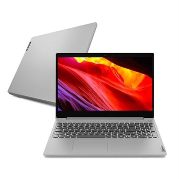 Notebook Lenovo IdeaPad 3i-15IGL, Tela de 15.6", Intel Celeron | SSD 128GB, 4GB RAM, Linux, Prata