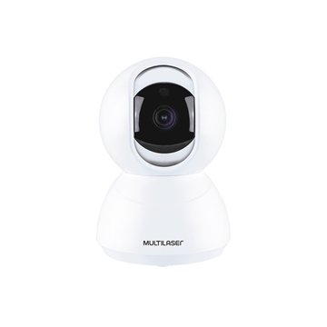 Câmera Robô Inteligente Multilaser SE221, Full HD, Wi-Fi, 360°, Branco
