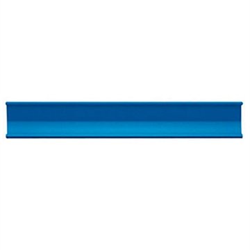 Porta Etiquetas para Gôndolas Amapá Premium, Azul Embalagem com 5 Unidades