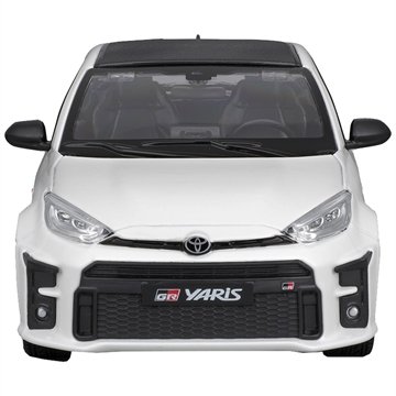 Miniatura Carro Maisto Toyota Yaris 1:24 Branco Edição Especial
