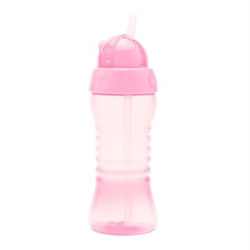 Copo Lolly Clean com Canudo Rosa 300ml