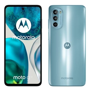 Smartphone Motorola Moto G52 Azul, Tela de 6.6" | 4G+Wi-Fi+NFC, And. 12 | Câm. Tras. de 50+8+2MP, Frontal 16MP, 4GB RAM e 128GB