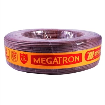 Cordão Paralelo Megatron 2x1mmx100m Rolo 300V Marrom
