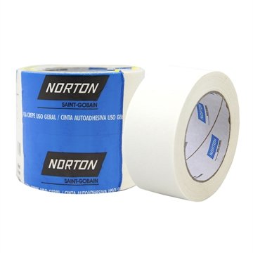 Fita Crepe Norton Uso Geral 48mmX50m - Embalagem com 2 Unidades