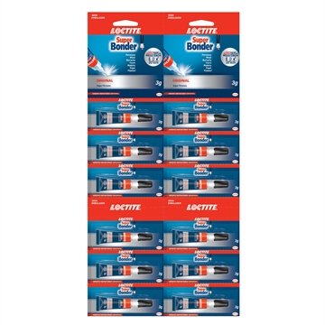 Cola Super Bonder 3g  Embalagem com 12 unidades
