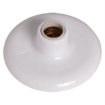 Plafon Ilumi Bocal Porcelana E27 100W/250V Branco