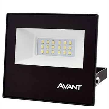 Refletor Avant LED 20W, Slim 6,5k, 1500 Lumens, Preto