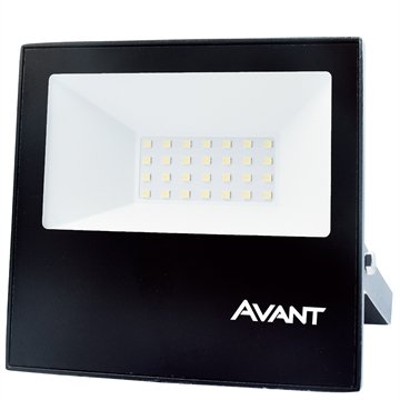 Refletor Avant LED 30W, Slim 6,5k, 2250 Lumens, Preto