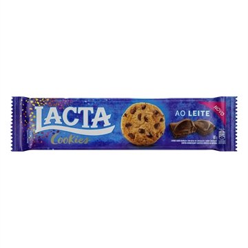 Biscoito Lacta Cookies ao Leite 80g - Embalagem com 30 Unidades
