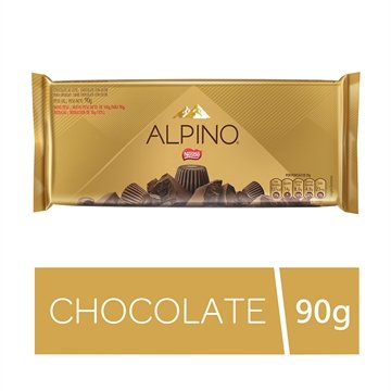 Chocolate Nestlé Alpino 90g Embalagem com 14 Unidades