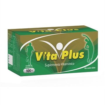 Suplemento Vitamínico Vita Plus 500mg c/ 60 Cápsulas Medinal